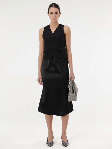 Orsay Fustă midi neagră pentru femei ORSAY