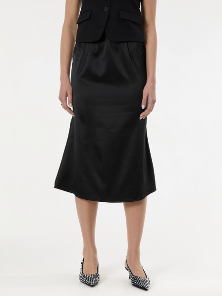Orsay Fustă midi neagră pentru femei ORSAY