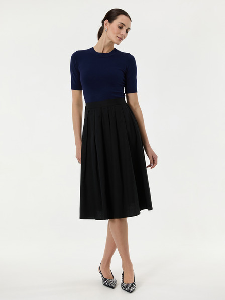 Orsay Fustă midi neagră pentru femei ORSAY