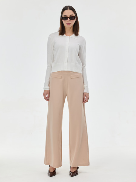 Orsay Pulover crem pentru femei cu guler ORSAY