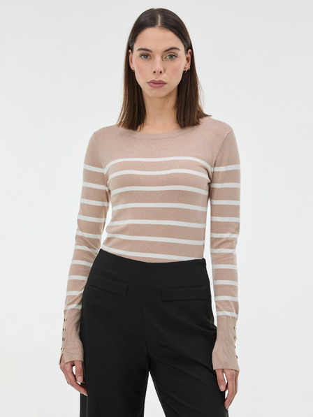 Orsay Pulover bej cu dungi pentru femei ORSAY