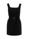 Orsay Rochie neagră de damă cu curea ORSAY