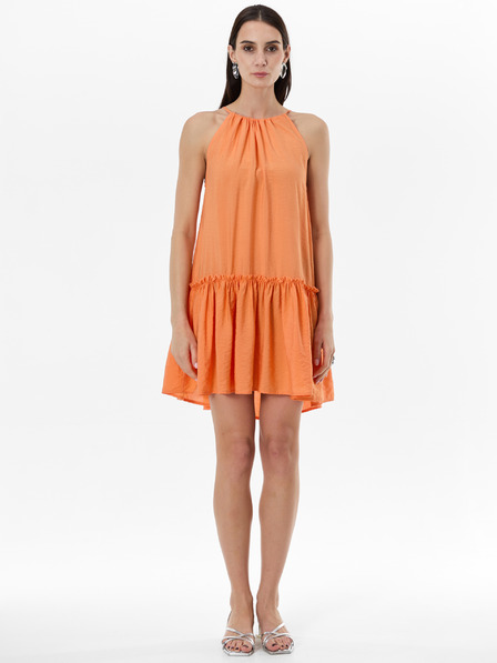 Orsay Rochie portocalie pentru femei, până la genunchi ORSAY