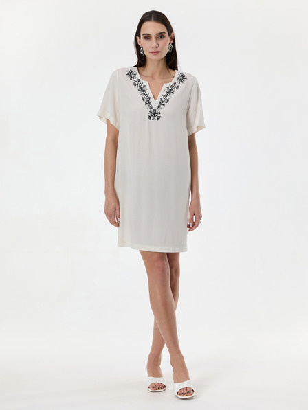 Orsay Rochie de damă crem până la genunchi ORSAY