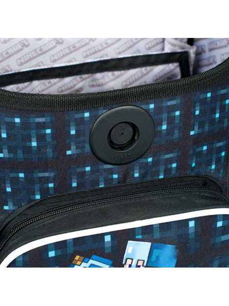 BAAGL  Ergo Minecraft Blue Axe Ghiozdan pentru școală