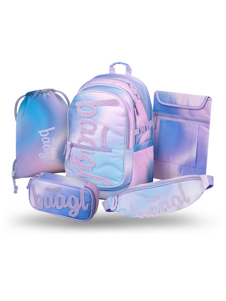 BAAGL  BAAGL SET 5 Core Sky: rucsac, penar, sac, borseta, husă pentru notebook