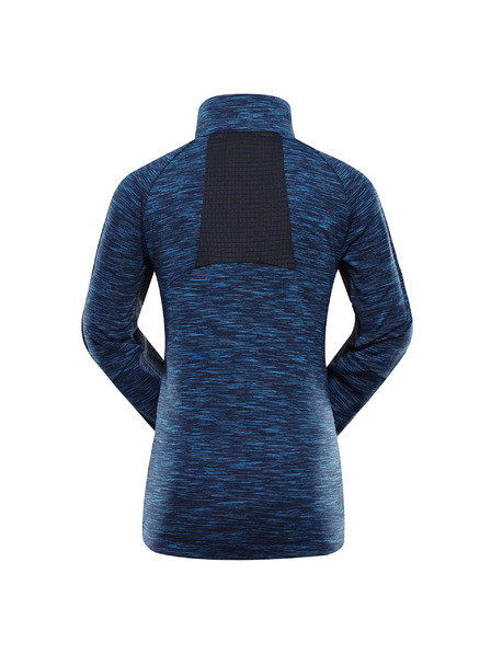 ALPINE PRO Bluză sportivă pentru copii cu fermoar ALPINE PRO DETTO electric blue lemonade