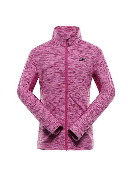 ALPINE PRO Bluză sportivă pentru copii cu fermoar ALPINE PRO DETTO first bloom