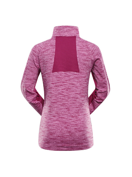 ALPINE PRO Bluză sportivă pentru copii cu fermoar ALPINE PRO DETTO first bloom