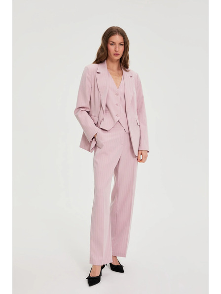 Moodo Sacou în dungi roz Moodo