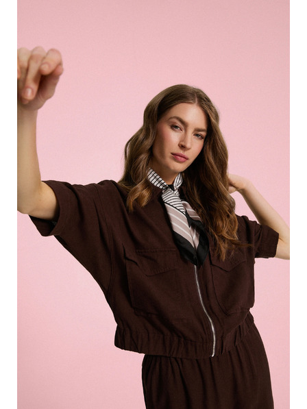 Moodo Jacheta cu in maro Moodo