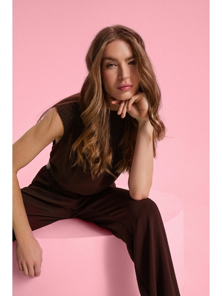 Moodo Salopetă maro Moodo