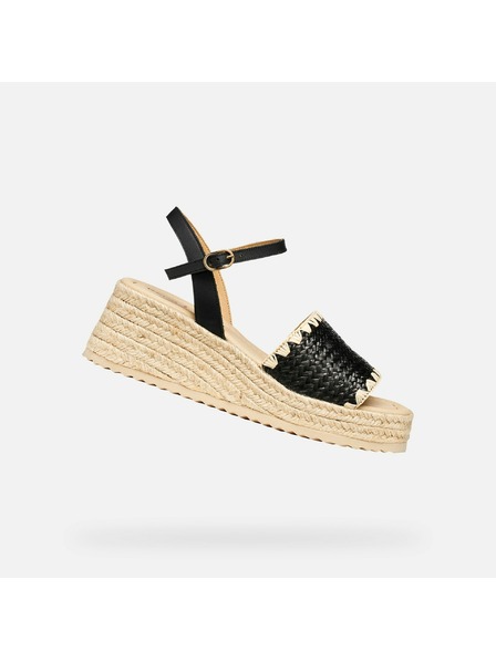 Geox Sandale negre pentru femei Geox Alemeria