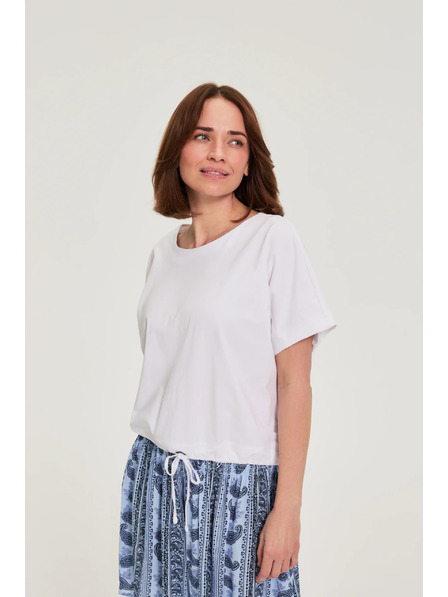 Moodo Tricou cu legătură alb Moodo