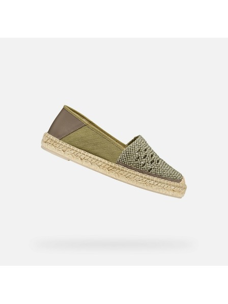 Geox Mocasini khaki pentru femei Geox Lampedusa
