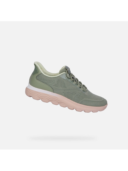 Geox Adidași khaki pentru femei Geox Spherica Plus