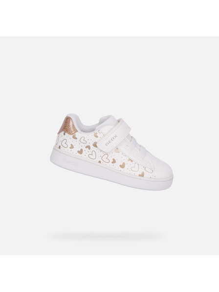 Geox Antrenori Geox Eclyper albi pentru fete