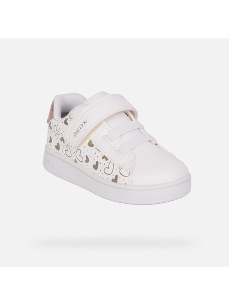 Geox Antrenori Geox Eclyper albi pentru fete
