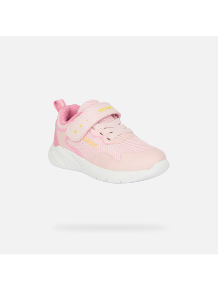 Geox Adidași roz deschis pentru fete Geox Sprintye