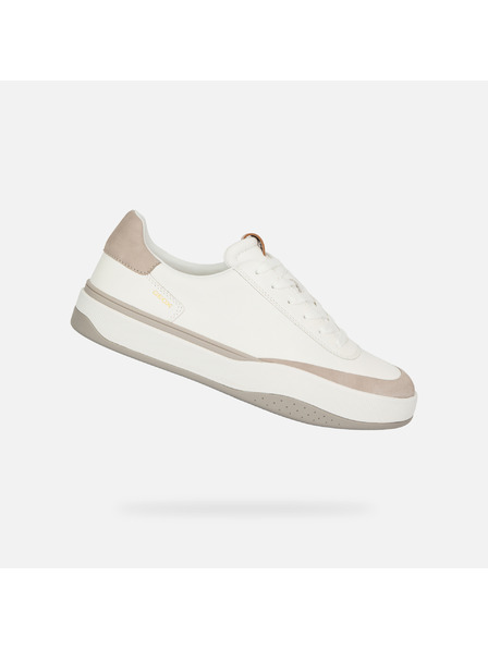 Geox Pantofi sport albi pentru bărbați Geox Dynamia