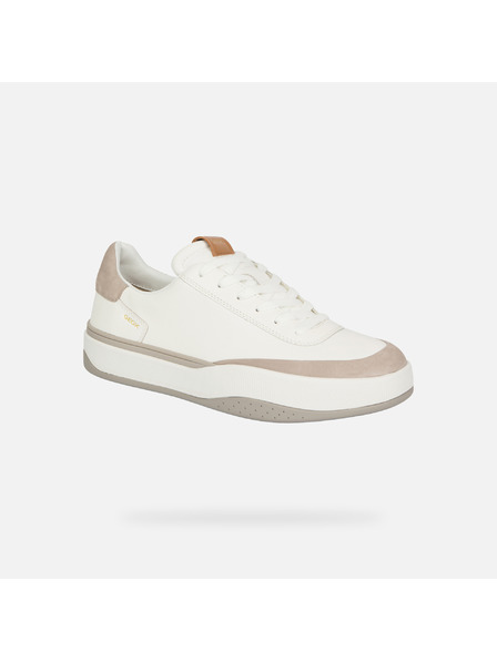 Geox Pantofi sport albi pentru bărbați Geox Dynamia