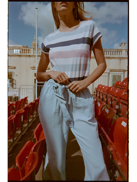 Moodo Pantaloni culottes albastri Moodo