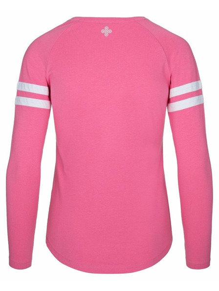 Kilpi Tricou din bumbac cu mânecă lungă pentru femei Kilpi MAGPIES-W Roz