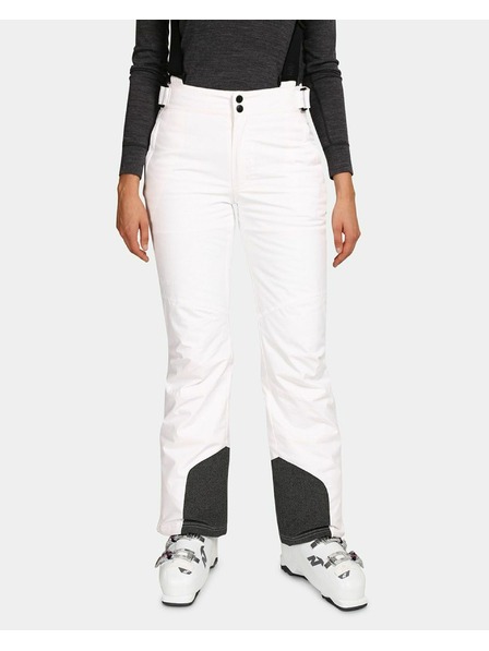 Kilpi Pantaloni de schi pentru femei Kilpi ELARE-W Alb