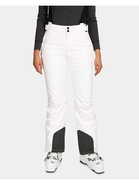 Kilpi Pantaloni de schi pentru femei Kilpi ELARE-W Alb