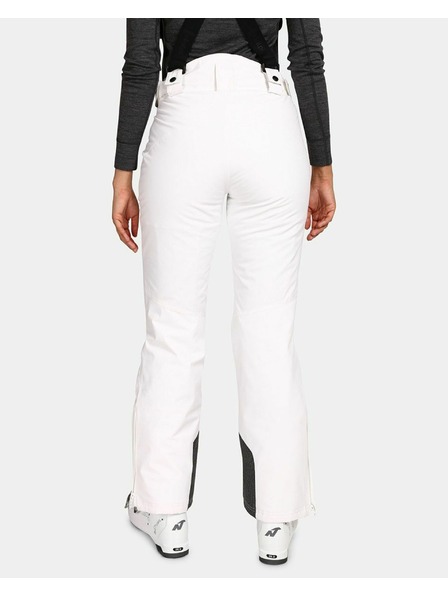 Kilpi Pantaloni de schi pentru femei Kilpi ELARE-W Alb