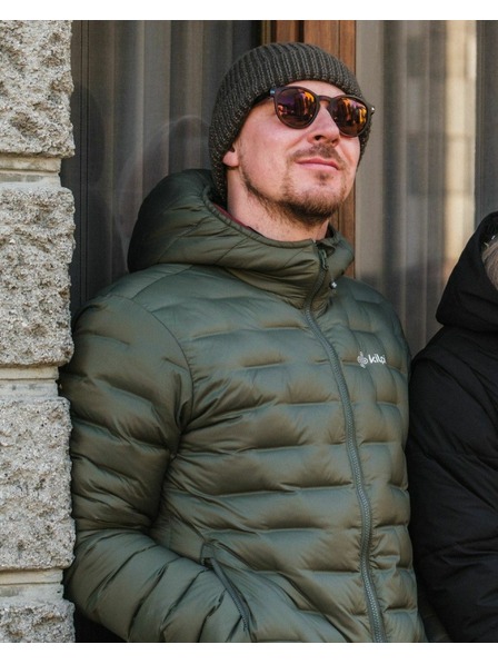 Kilpi Jachetă de schi pentru bărbați Kilpi ALBERT-M Verde închis