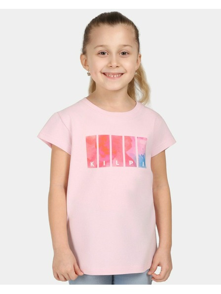 Kilpi Tricou din bumbac pentru fete Kilpi ALBION-JG Roz deschis