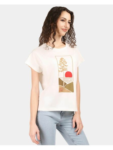 Kilpi Tricou din bumbac pentru femei Kilpi JERSIE-W Alb