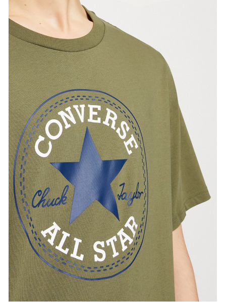 Converse Tricou khaki pentru bărbați cu inscripție