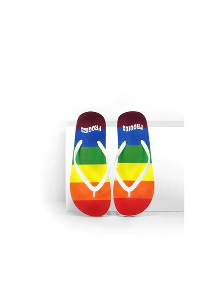 Frogies Flip-flops pentru femei Frogies Rainbow