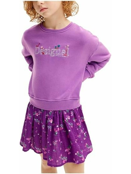 Desigual Rochie violet pentru fete Desigual