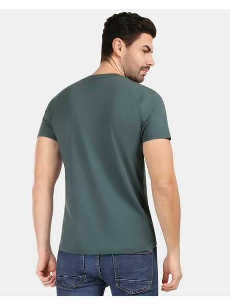 Kilpi Tricou din bumbac pentru bărbați Kilpi SPACER-M Verde închis