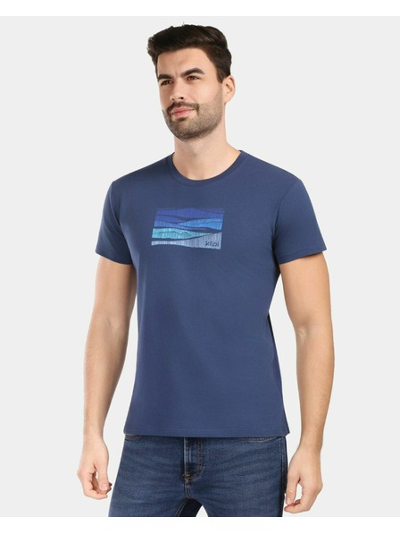 Kilpi Tricou din bumbac pentru bărbați Kilpi SPACER-M Albastru închis