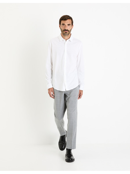 Celio Cămașă albă pentru bărbați Celio