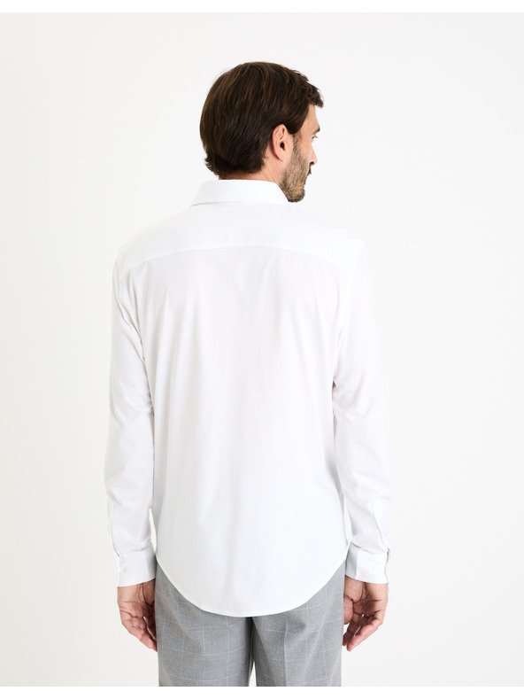 Celio Cămașă albă pentru bărbați Celio