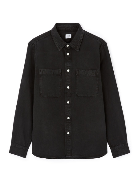 Celio Tricou negru din bumbac pentru bărbați Celio Janime