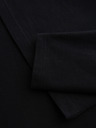 Ombre Clothing Polokošile bărbătească BASIC cu mânecă lungă - neagră V2 OM-POBL-0162 Ombre Clothing