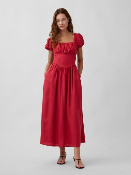 GAP Rochie maxi din in cu buzunare GAP