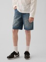 GAP Pantaloni scurți din denim 90s Loose UltraSoft pentru copii GAP