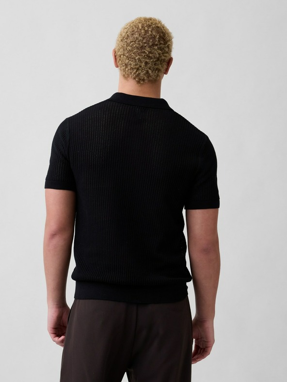GAP Tricou polo croșetat GAP