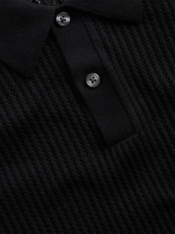 GAP Tricou polo croșetat GAP