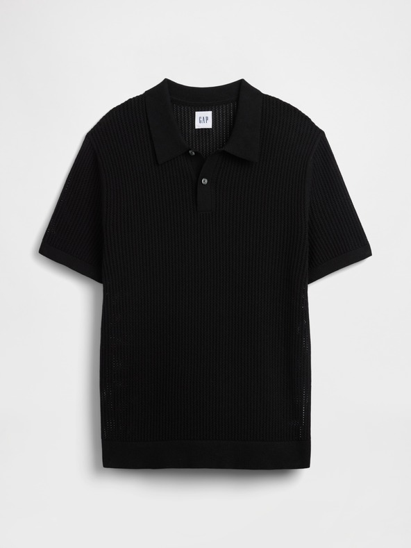 GAP Tricou polo croșetat GAP