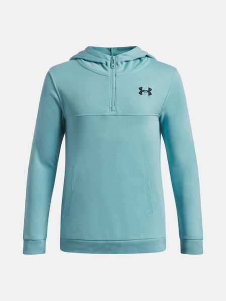 Under Armour Hanorac băiat Under Armour UA RIVAL LW 1/4 ZIP HOODIE