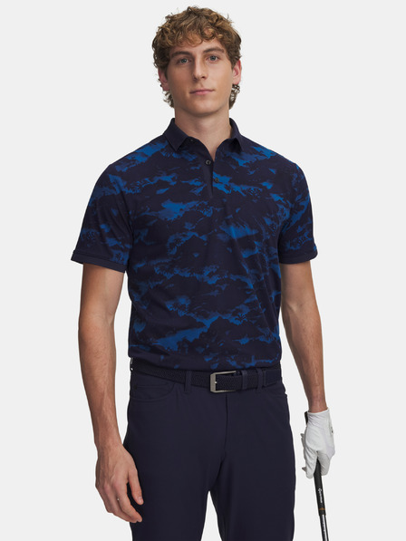 Under Armour Tricou pentru bărbați Under Armour UA ArmourDry Print Rib Polo