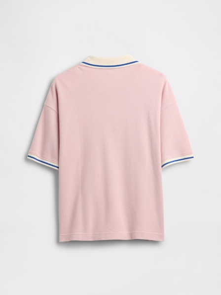 GAP Tricou polo oversize pentru copii cu logo GAP